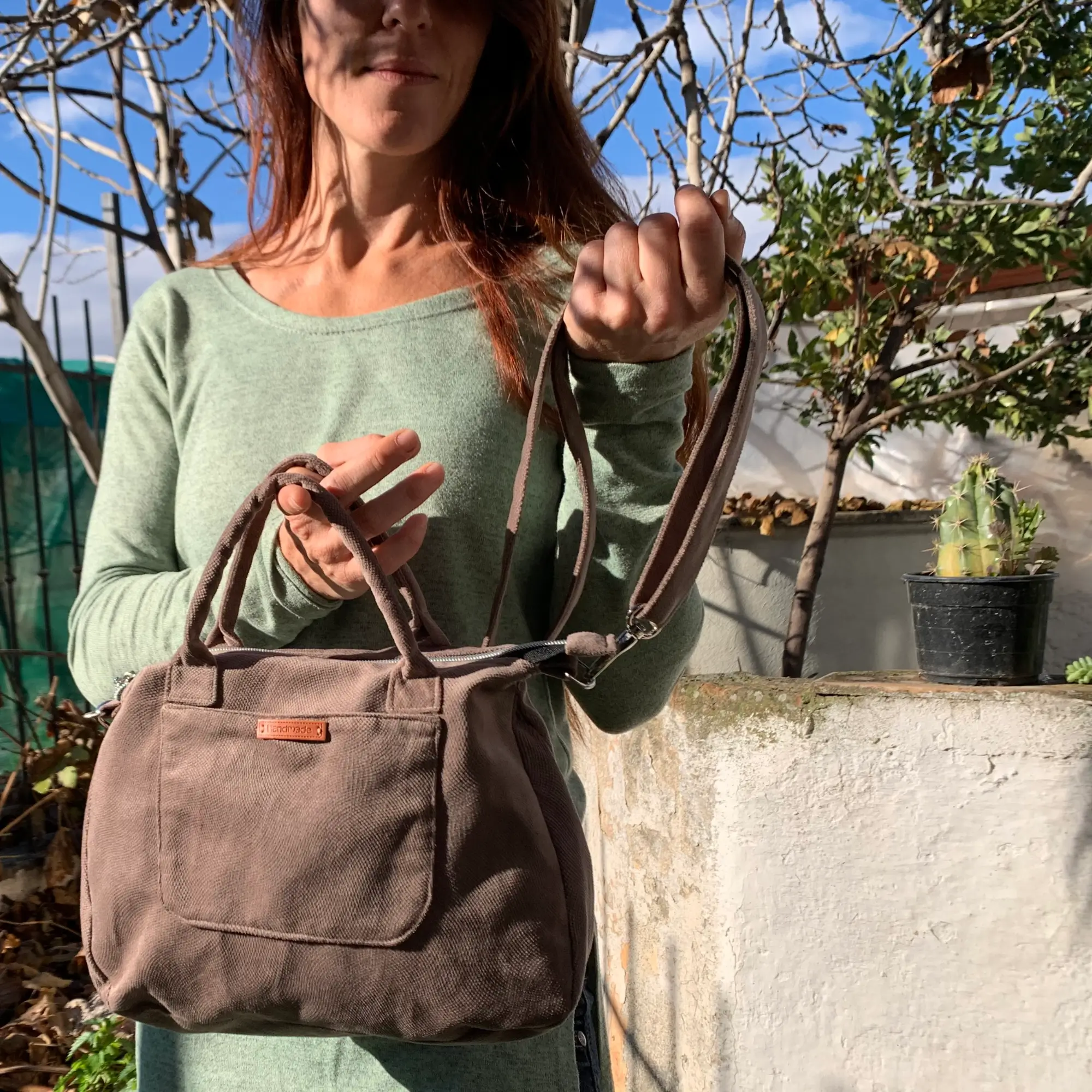 Bolsos de terciopelo con asas